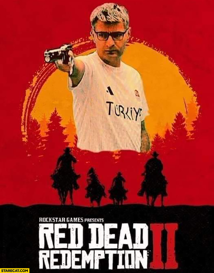 Yusuf Dekic Turkish olympics shooter in Paris Red Dead Redemption 2 game